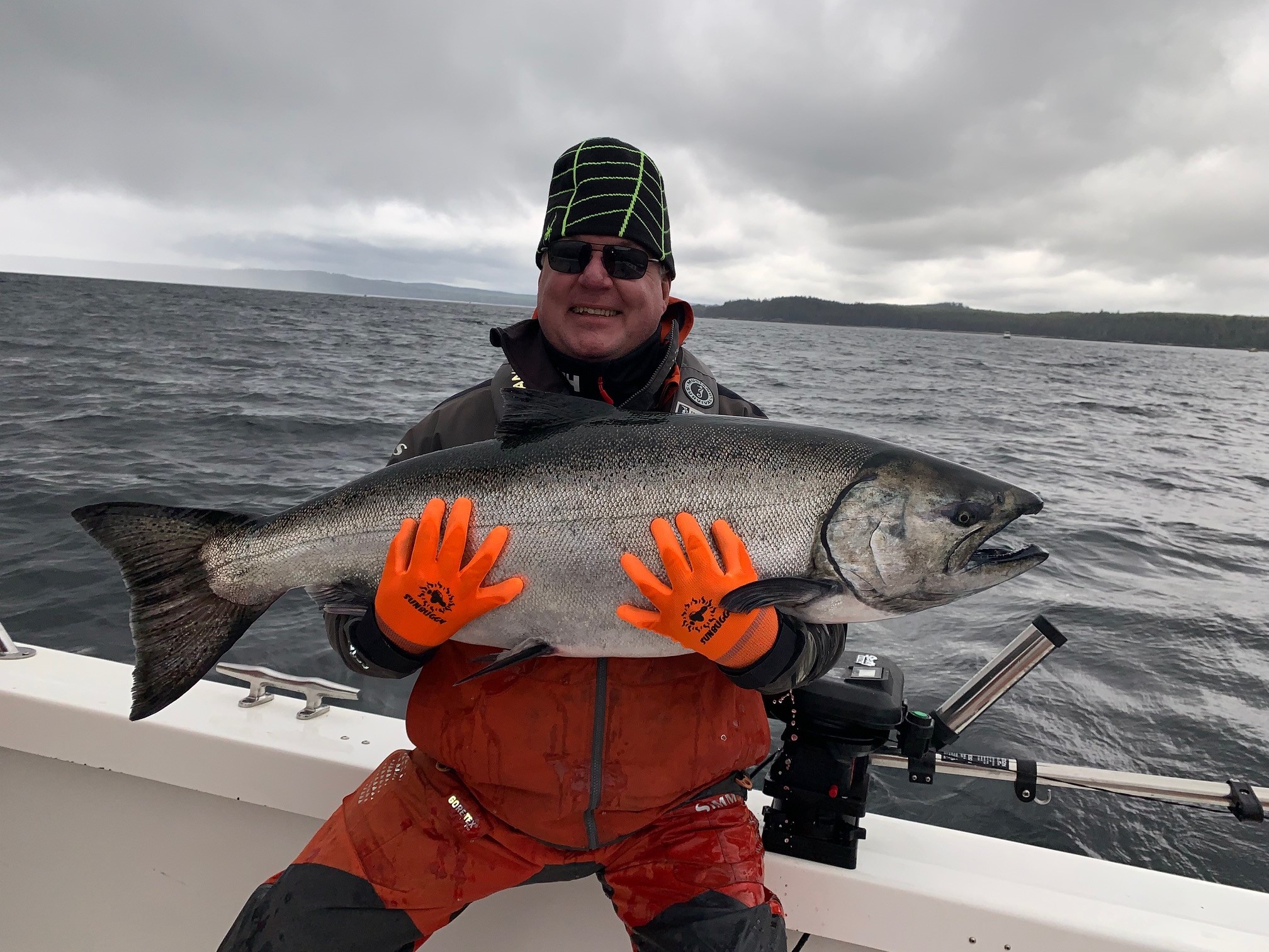 Hauled a Chinook (kral) Salmon